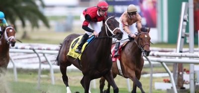 Chocolate Ride Faces Eleven Rivals in $125,000 Colonel E.R. Bradley Handicap